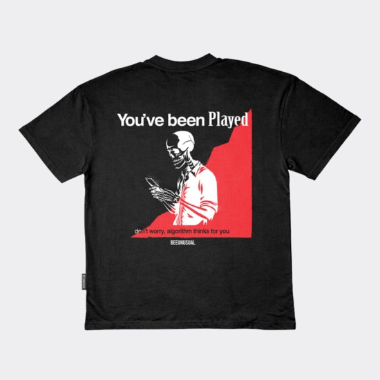 BEE UNUSUAL You’ve Played Oversized T-Shirt Μαύρο