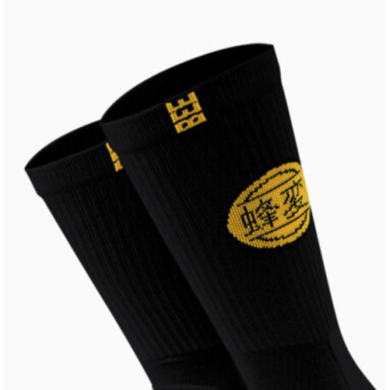 Bee Unusual OG Japan Logo Socks Black Μαύρο