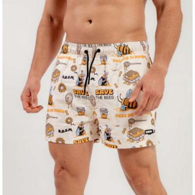 Bee Unusual Bdsm Swimshorts Μπεζ
