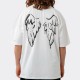 BEE UNUSUAL I Don’t Give A Flying F Oversized T-Shirt Άσπρο