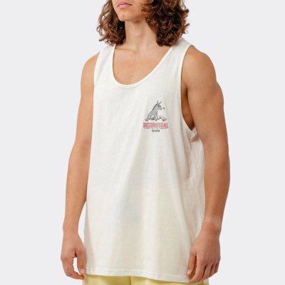BEE UNUSUAL Break Free Tank Top Άσπρο