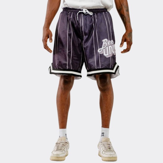 BEE UNUSUAL RETRO BASKETBALL SHORTS Mαύρο