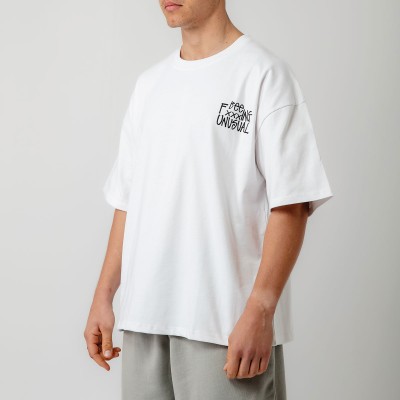 Bee Unusual Bee Fxxxing Unusual T-Shirt  Άσπρο
