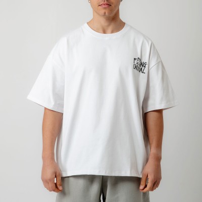 Bee Unusual Bee Fxxxing Unusual T-Shirt  Άσπρο