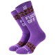 BEE UNUSUAL FCK OFF LIMITED EDITION OG PURPLE SOCKS Μωβ