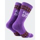BEE UNUSUAL FCK OFF LIMITED EDITION OG PURPLE SOCKS Μωβ