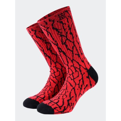 BEE UNUSUAL ELEPHANT PRINT LIMITED EDITION OG SOCKS RED Κόκκινο