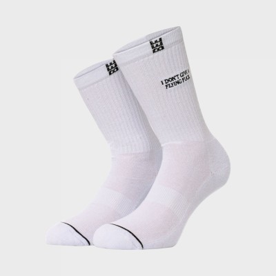 Bee Unusual IDGAF White Socks Άσπρο