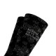BEE UNUSUAL DOILY RETRO EMBROIDERED SOCKS Mαύρο