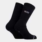 Bee Unusual IDGAF White Socks Mαύρο