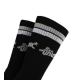 BEE UNUSUAL RETRO LOGO COMBED SOCKS Mαύρο