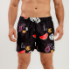 Bee Unusual Feta Watermelon SwimShort Μαύρο