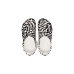 Crocs Classic Clog Warped Checker Άσπρο Μαύρο