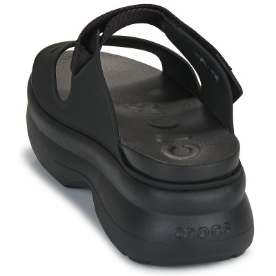 CROCS BLACK SOHO TWO STRAP Μαύρο