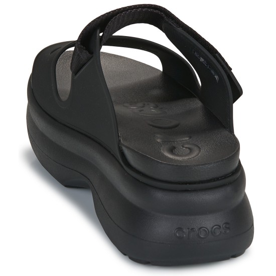 CROCS BLACK SOHO TWO STRAP Μαύρο