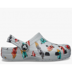 Crocs Kids Classic Race Cars Graphic Cg T Γκρι