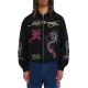 Ed Hardy Hardy Double-Venom Zip Thru Hoodie Μαύρο