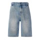 Ed Hardy Mens Nyc Skull Denim Jorts Shorts Μπλε