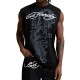 Ed Hardy Mens Flying Dragon Sleeveless T-Shirt Μαύρο