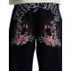 Ed Hardy Mens Embroidered Panther Relaxed Jeans