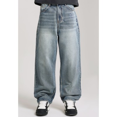 Ed Hardy Mens Embroidered Panther Relaxed Jeans