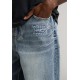 Ed Hardy Mens Embroidered Panther Relaxed Jeans