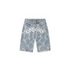Ed Hardy Mens Gothic Ed Hardy Cobweb Denim Jorts Μπλε