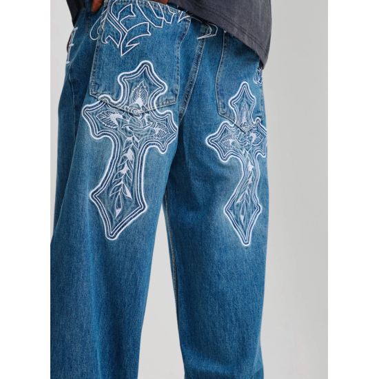 Ed Hardy Gothic Contrast Cross XXtra Jeans