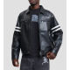 Ed Hardy Flaming Hellcat OU Moto Jacket Μαύρο