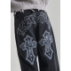Ed Hardy Gothic Contrast Cross XXtra Jeans Μαύρο