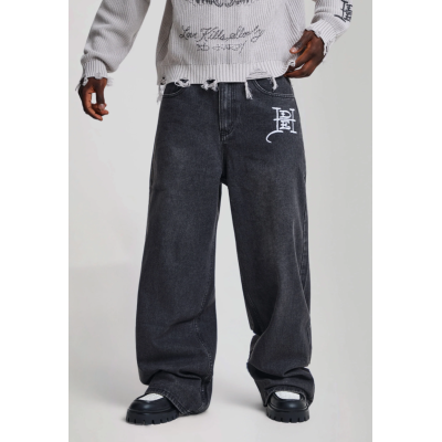 Ed Hardy Gothic Contrast Cross XXtra Jeans Μαύρο