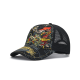 Ed Hardy Crawling Dragon 5 Panel Trucker Cap Μαύρο