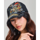 Ed Hardy Crawling Dragon 5 Panel Trucker Cap Μαύρο