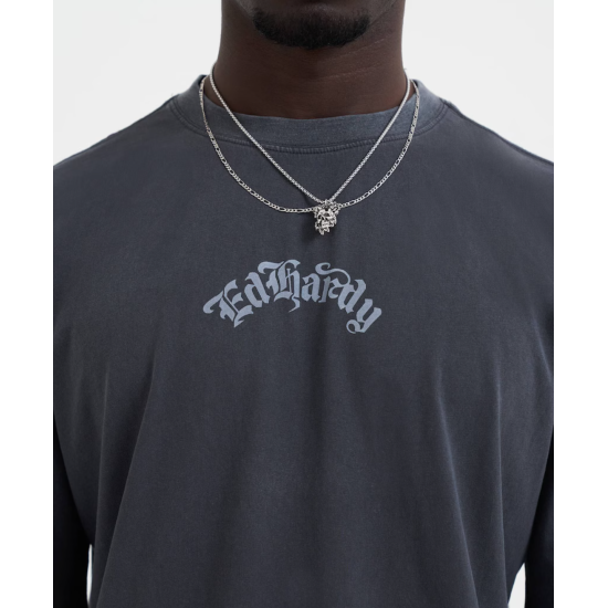 Ed Hardy Death Before Dishonor Eagle T-shrt Γκρι