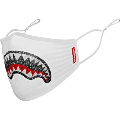 Sprayground Face Mask Trinity Crystal Shark Άσπρο Sprayground Face Mask Trinity Crystal Shark Άσπρο