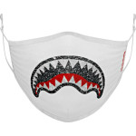 Sprayground Face Mask Trinity Crystal Shark Άσπρο