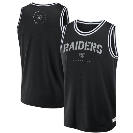 Fanatics Las Vegas Raiders Fanatics Black Elements Future Ground Jersey Tank Top Μαύρο