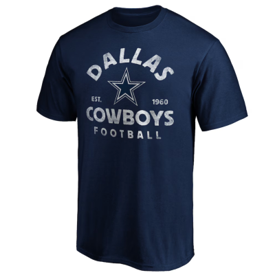 Fanatics Dallas Cowboys Vintage Arch T-Shirt Navy Μπλε