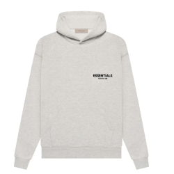 Fear of God Essentials Hoodie Light Oatmeal Γκρι