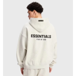 Fear of God Essentials Hoodie Light Oatmeal Γκρι