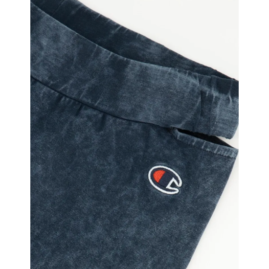 Champion Wash Treatment High Waist Shorts Μπλέ