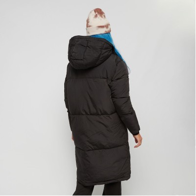 KARL KANI OG HOODED LONG PUFFER COAT Μαύρο KARL KANI OG HOODED LONG PUFFER COAT Μαύρο