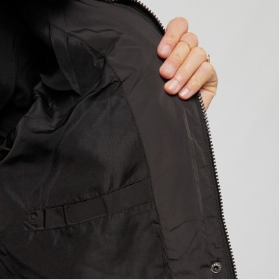 KARL KANI OG HOODED LONG PUFFER COAT Μαύρο KARL KANI OG HOODED LONG PUFFER COAT Μαύρο