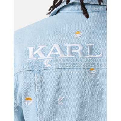Karl Kani DAISY TRUCKER JACKET UNISEX Μπλε Karl Kani DAISY TRUCKER JACKET UNISEX Μπλε