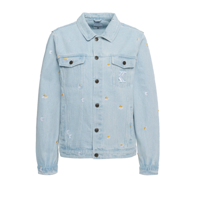 Karl Kani DAISY TRUCKER JACKET UNISEX Μπλε Karl Kani DAISY TRUCKER JACKET UNISEX Μπλε
