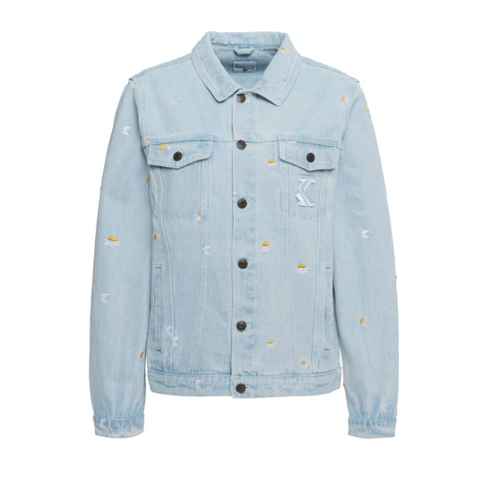 Karl Kani DAISY TRUCKER JACKET UNISEX Μπλε