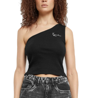 Karl Kani CHST SIGNATURE ESSENTIAL ASYMMETRIC Top Μαύρο Karl Kani CHST SIGNATURE ESSENTIAL ASYMMETRIC Top Μαύρο