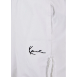 Karl Kani SMALL SIGNATURE GATHERING PARACHUTE PANTS Άσπρο