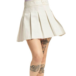 Karl Kani Women's Small Signature Twill Tennis Skirt Άσπρο
