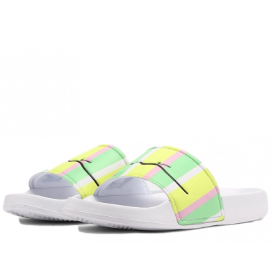 KARL KANI SIGNATURE PINSTRIPE POOL SLIDES Πράσινο Πολύχρωμο KARL KANI SIGNATURE PINSTRIPE POOL SLIDES Πράσινο Πολύχρωμο